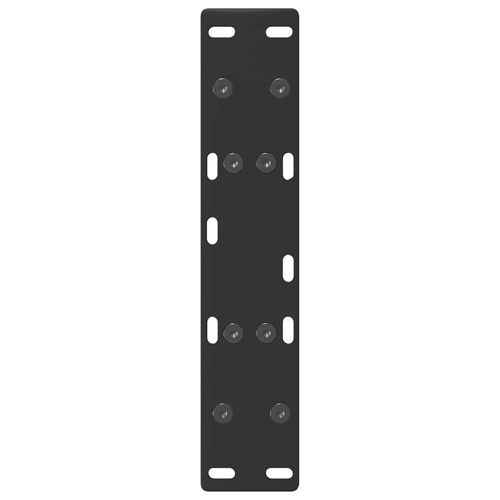 Salontafelpoten 2 st A-vormig 50x(30-31) cm staal zwart