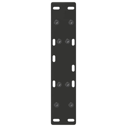 Salontafelpoten 2 st A-vormig 50x(30-31) cm staal zwart