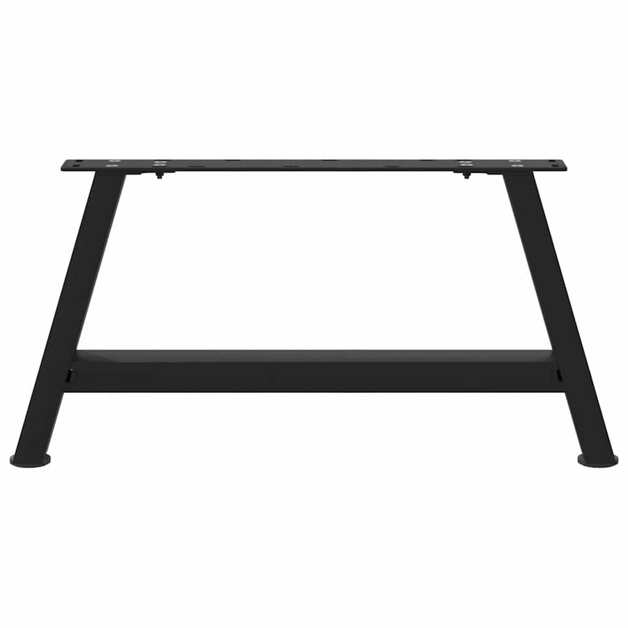 Salontafelpoten 2 st A-vormig 60x(30-31) cm staal zwart