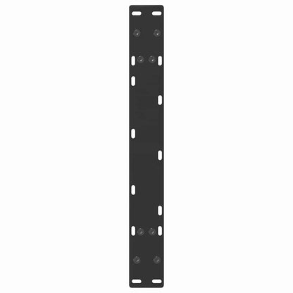 Salontafelpoten 2 st A-vormig 60x(30-31) cm staal zwart