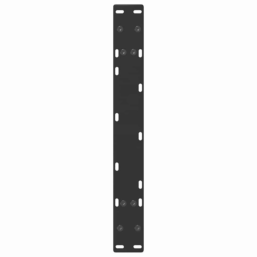 Salontafelpoten 2 st A-vormig 60x(30-31) cm staal zwart