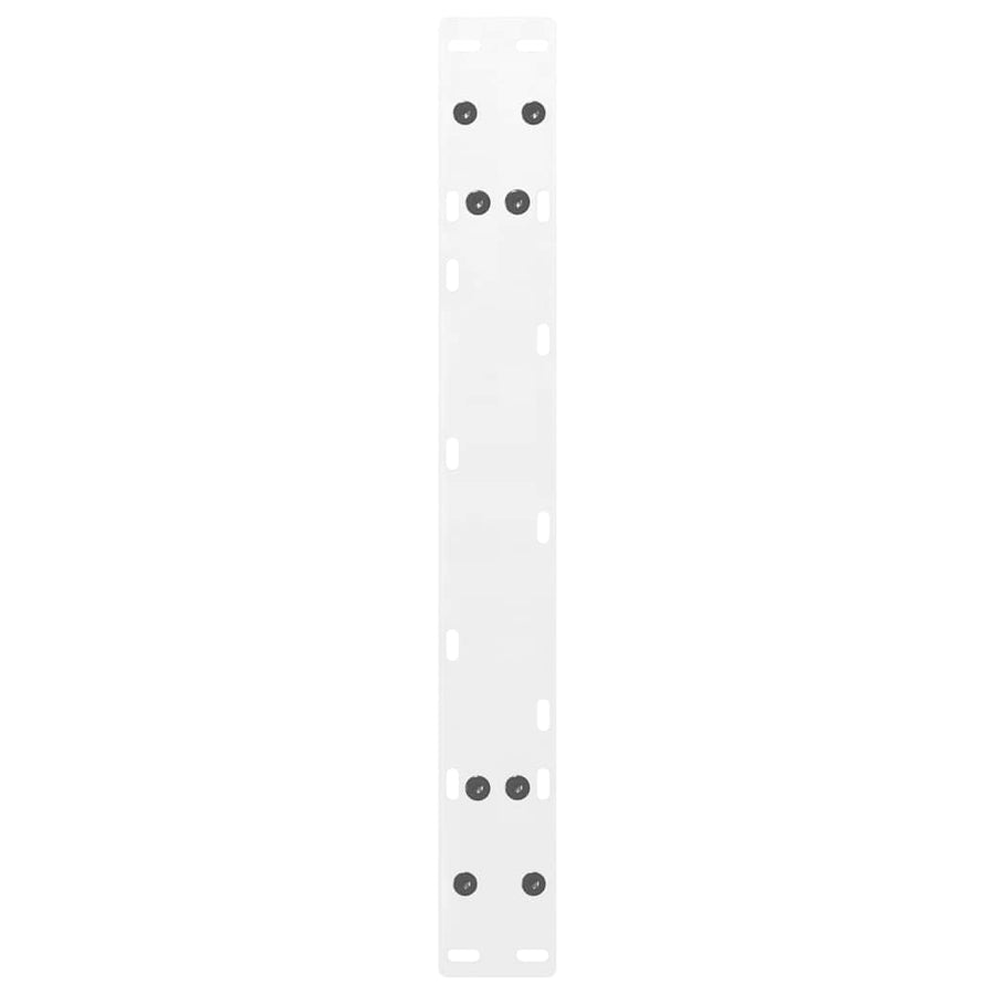 Salontafelpoten 2 st A-vormig 60x(30-31) cm staal wit