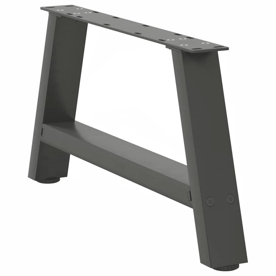 Salontafelpoten 2 st A-vormig 60x(30-31) cm staal antraciet