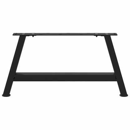 Salontafelpoten 2 st A-vormig 70x(30-31) cm staal zwart
