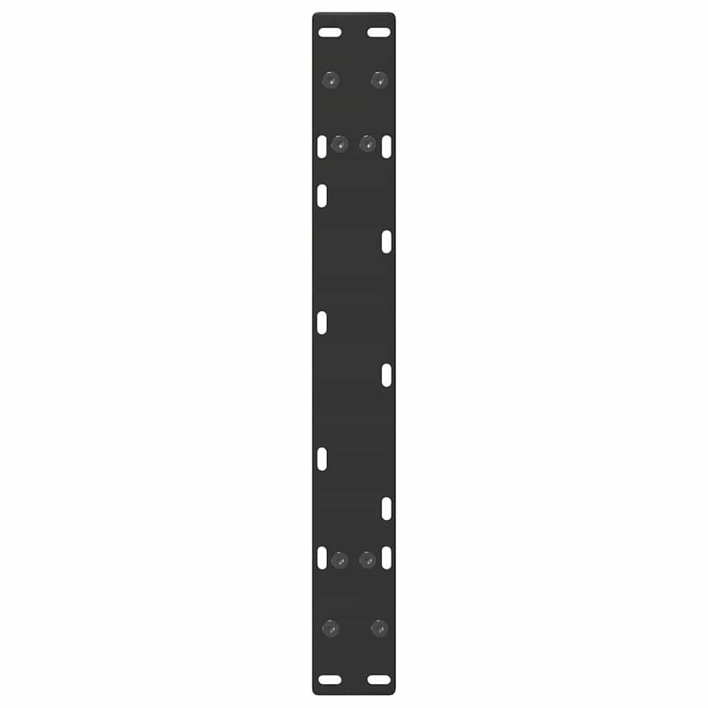 Salontafelpoten 2 st A-vormig 70x(30-31) cm staal zwart