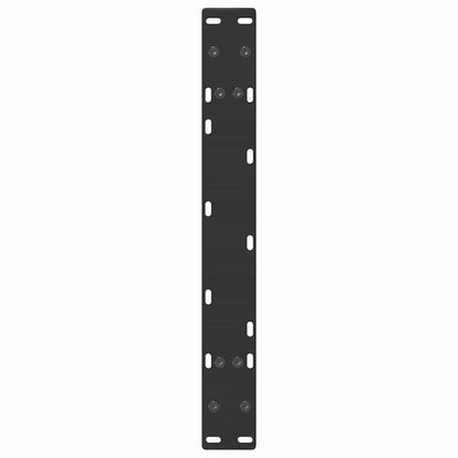 Salontafelpoten 2 st A-vormig 70x(30-31) cm staal zwart