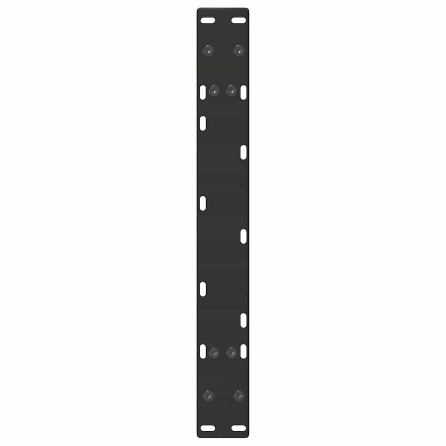 Salontafelpoten 2 st A-vormig 70x(30-31) cm staal zwart