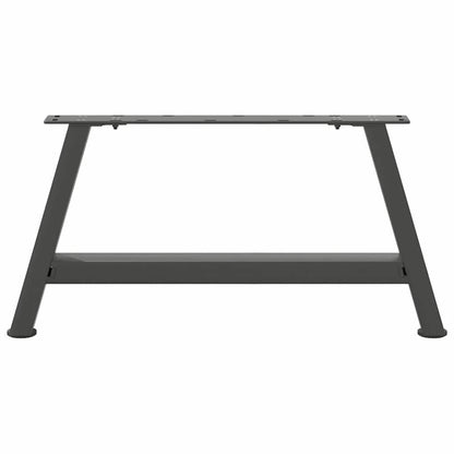 Salontafelpoten 2 st A-vormig 70x(30-31) cm staal antraciet