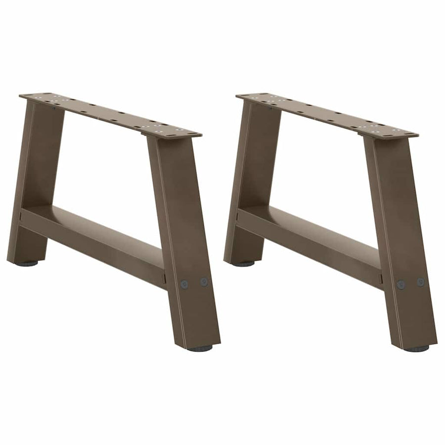 Salontafelpoten 2 St A-Vormig Staal 70 x (30-31) cm Naturel