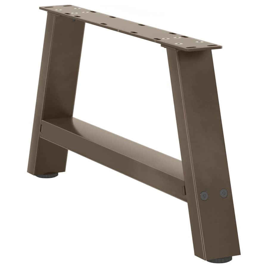 Salontafelpoten 2 St A-Vormig Staal 70 x (30-31) cm Naturel