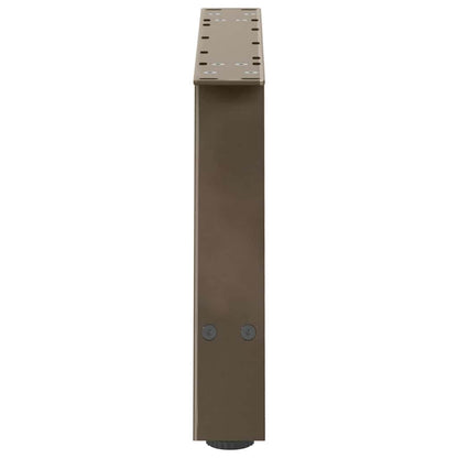 Salontafelpoten 2 St A-Vormig Staal 70 x (30-31) cm Naturel