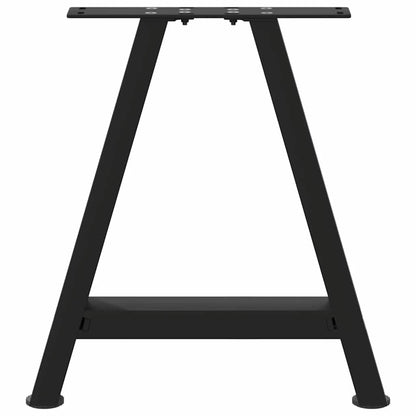 Salontafelpoten 2 st A-vormig 38x(42-43) cm staal zwart