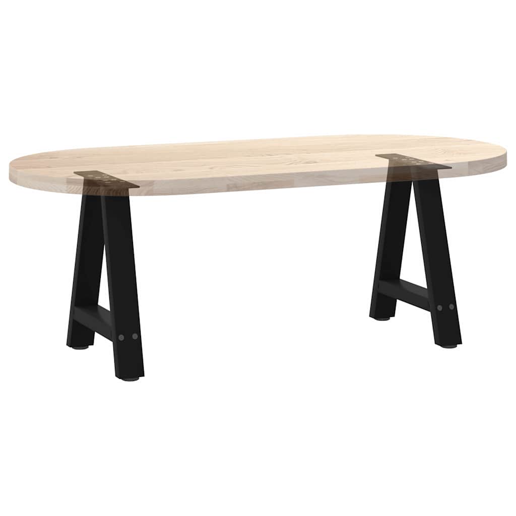 Salontafelpoten 2 st A-vormig 38x(42-43) cm staal zwart