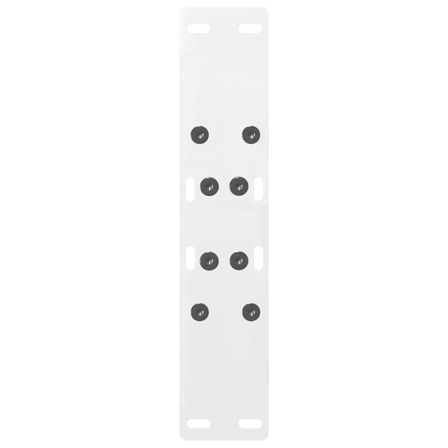 Salontafelpoten 2 st A-vormig 38x(42-43) cm staal wit