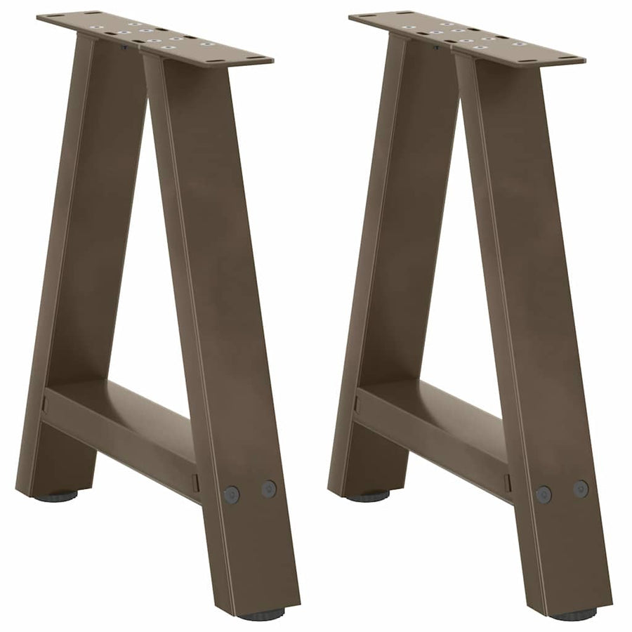 Salontafelpoten 2 St A-Vormig Staal 38 x (42-43) cm Naturel