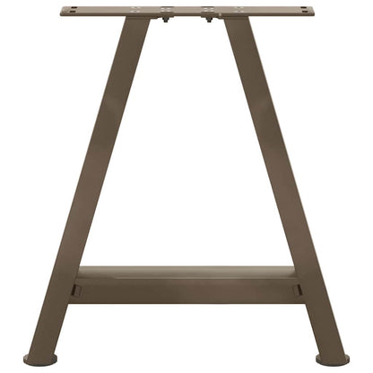 Salontafelpoten 2 St A-Vormig Staal 38 x (42-43) cm Naturel
