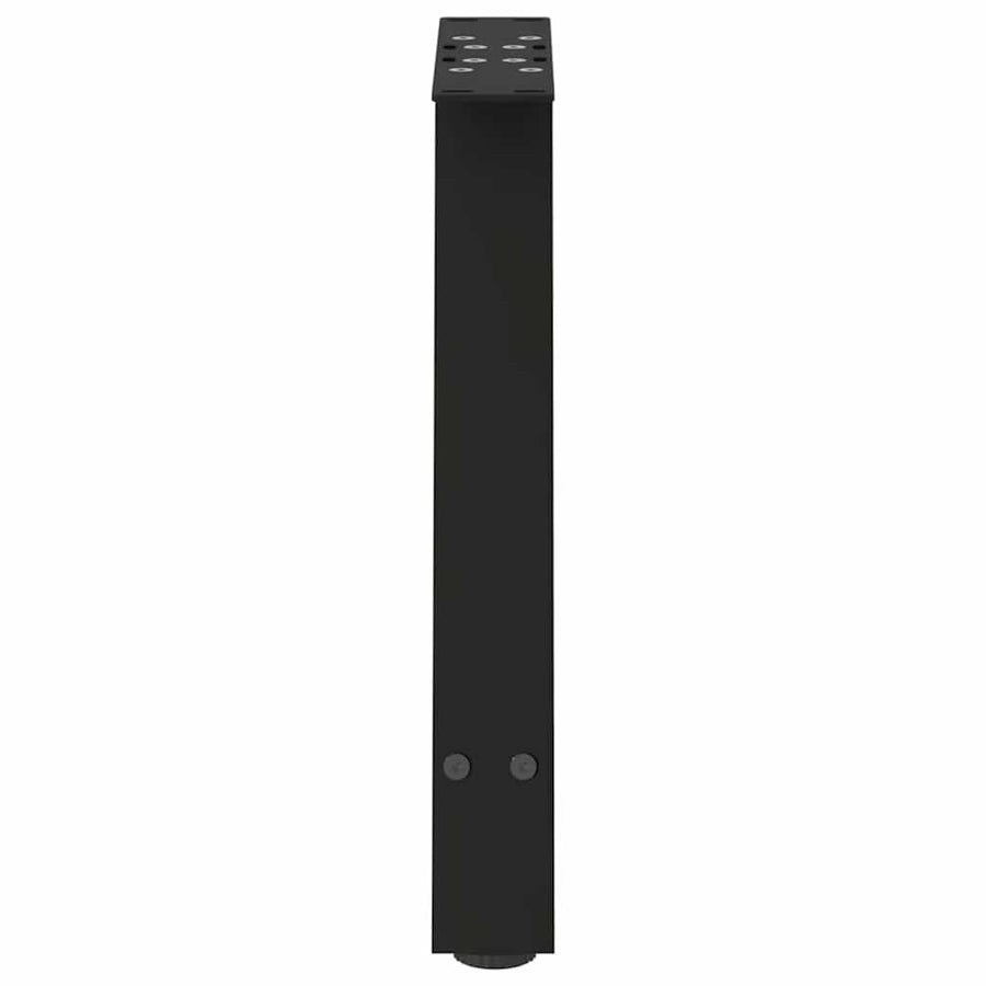 Salontafelpoten 2 st A-vormig 50x(42-43) cm staal zwart