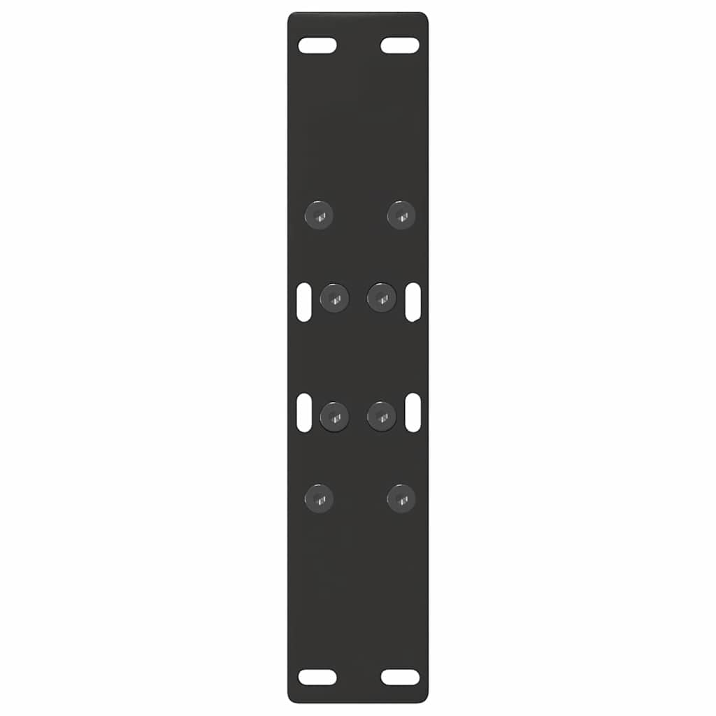 Salontafelpoten 2 st A-vormig 50x(42-43) cm staal zwart