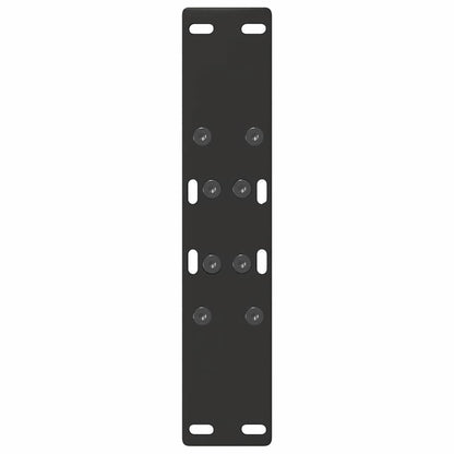 Salontafelpoten 2 st A-vormig 50x(42-43) cm staal zwart