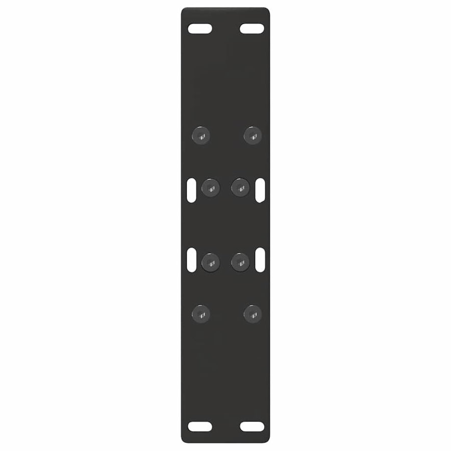 Salontafelpoten 2 st A-vormig 50x(42-43) cm staal zwart