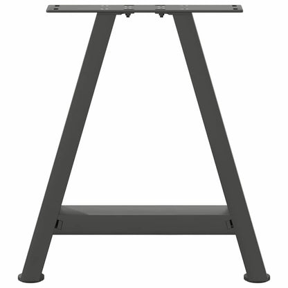 Salontafelpoten 2 st A-vormig 50x(42-43) cm staal antraciet