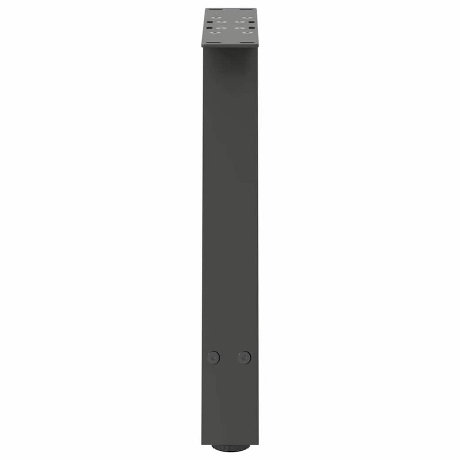 Salontafelpoten 2 st A-vormig 50x(42-43) cm staal antraciet