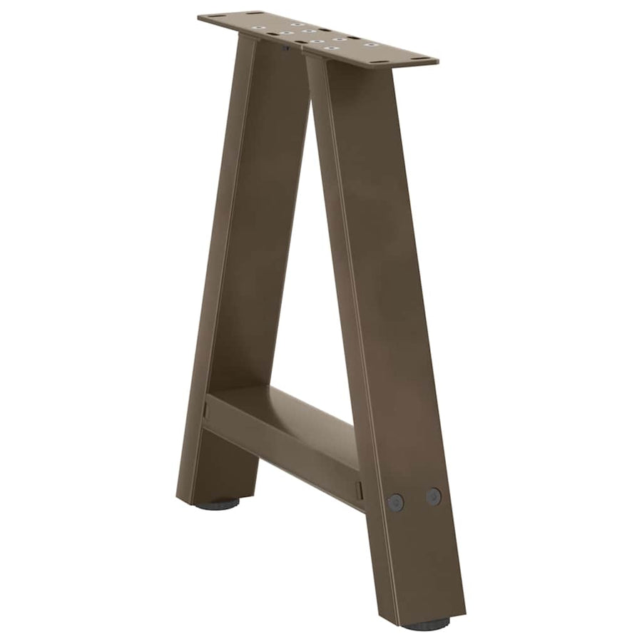 Salontafelpoten 2 St A-Vormig Staal 50 x (42-43) cm Naturel