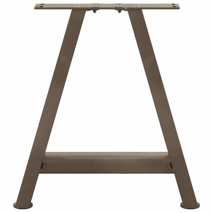 Salontafelpoten 2 St A-Vormig Staal 50 x (42-43) cm Naturel