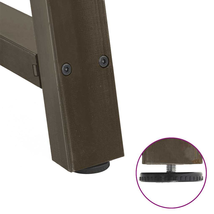 Salontafelpoten 2 St A-Vormig Staal 50 x (42-43) cm Naturel