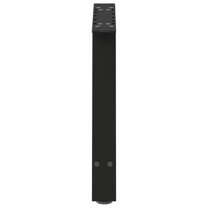 Salontafelpoten 2 st A-vormig 60x(42-43) cm staal zwart