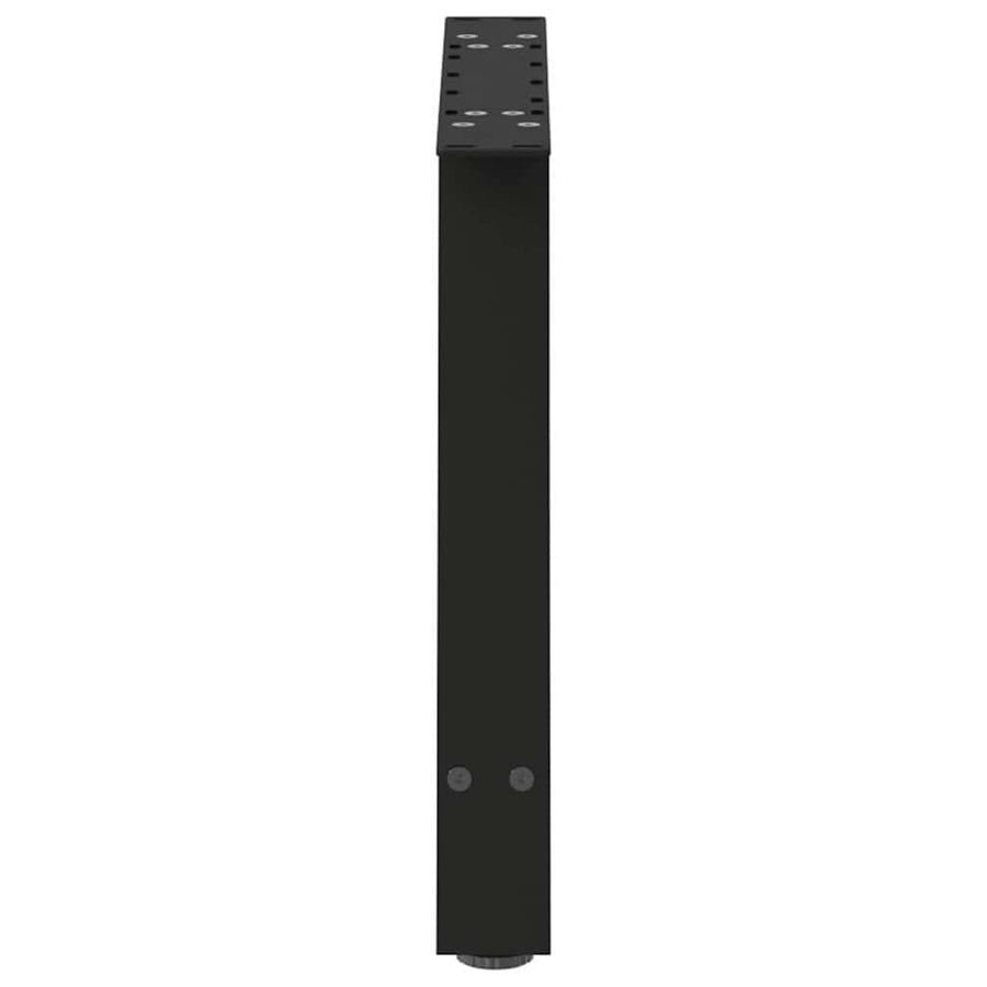 Salontafelpoten 2 st A-vormig 60x(42-43) cm staal zwart