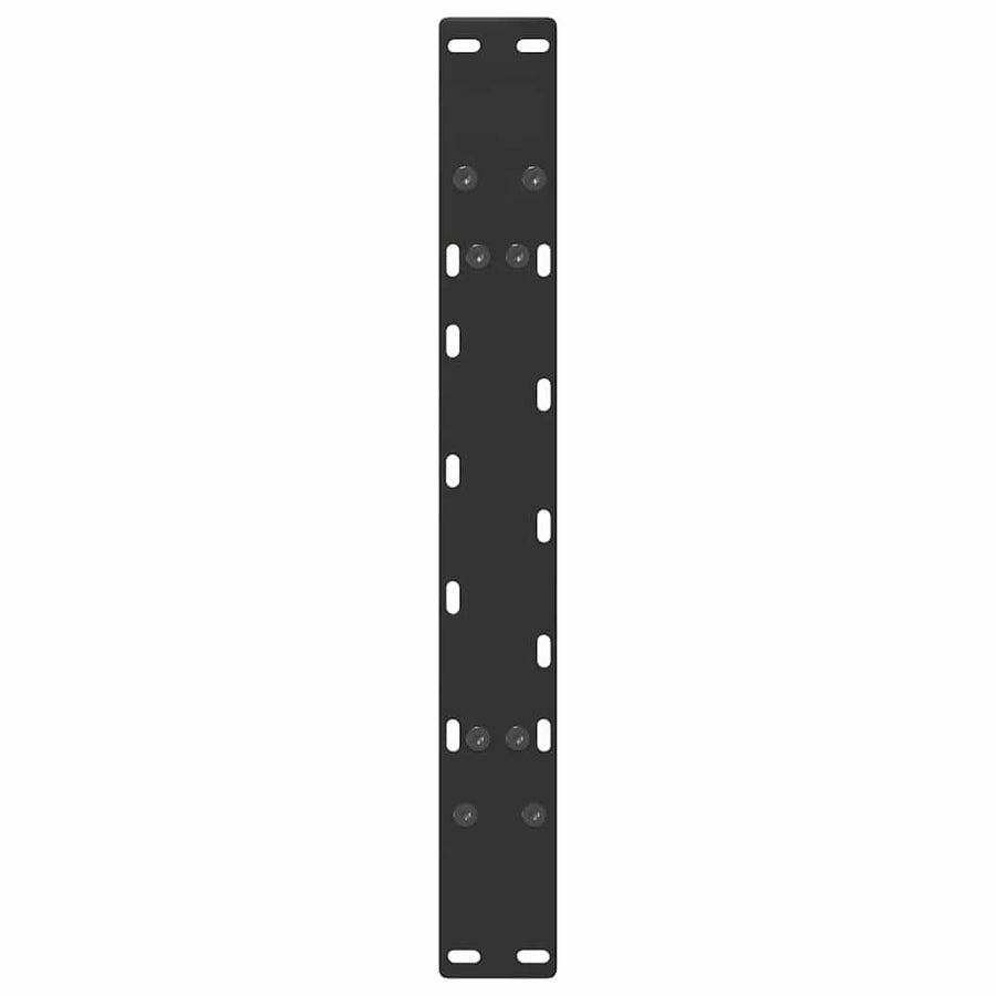 Salontafelpoten 2 st A-vormig 60x(42-43) cm staal zwart