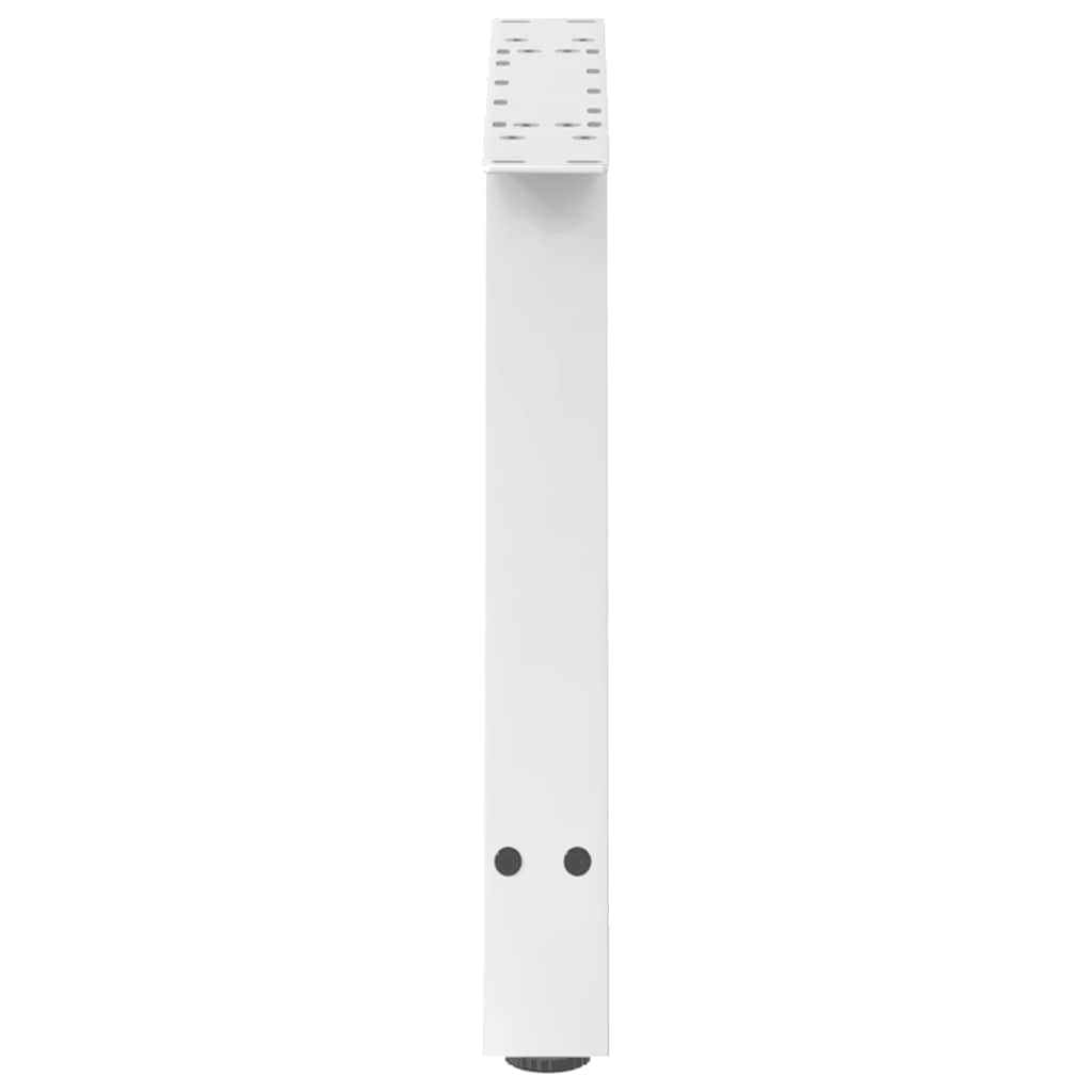 Salontafelpoten 2 st A-vormig 60x(42-43) cm staal wit