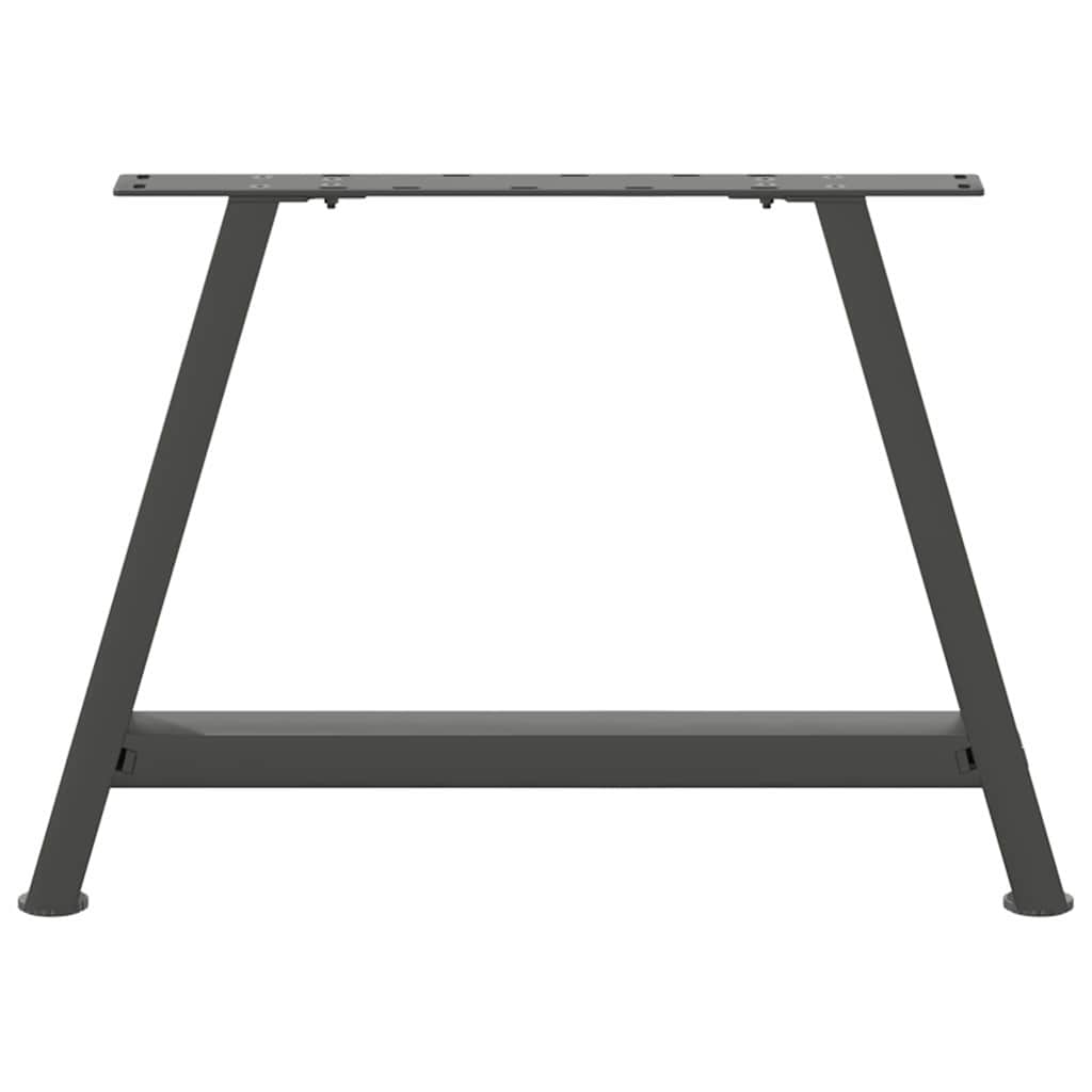 Salontafelpoten 2 st A-vormig 60x(42-43) cm staal antraciet