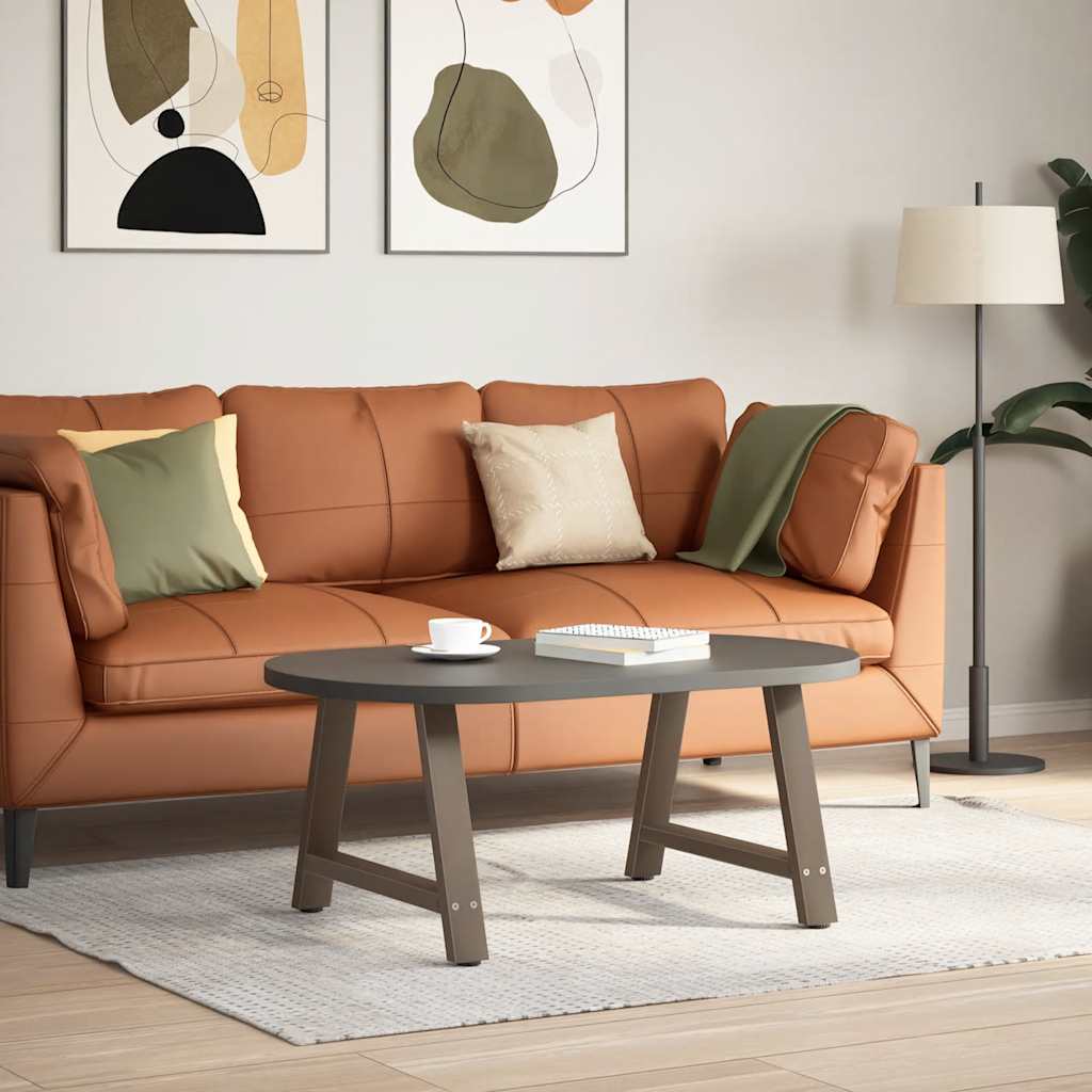 Salontafelpoten 2 st A-vormig 60x(42-43) cm staal