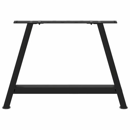 Salontafelpoten 2 st A-vormig 70x(42-43) cm staal zwart