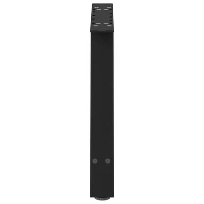Salontafelpoten 2 st A-vormig 70x(42-43) cm staal zwart