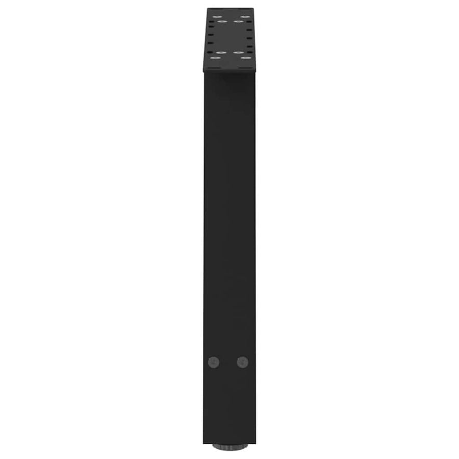 Salontafelpoten 2 st A-vormig 70x(42-43) cm staal zwart
