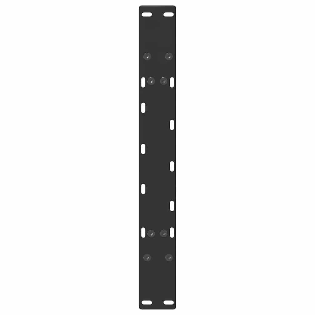 Salontafelpoten 2 st A-vormig 70x(42-43) cm staal zwart