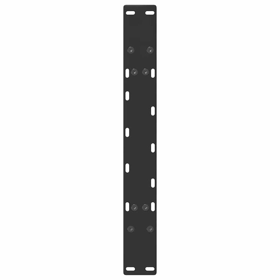 Salontafelpoten 2 st A-vormig 70x(42-43) cm staal zwart