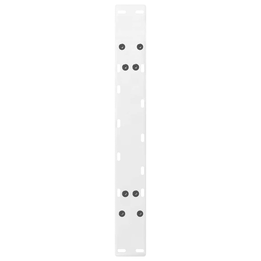 Salontafelpoten 2 st A-vormig 70x(42-43) cm staal wit