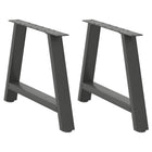 Coffee Table Legs 2 pcs A-shaped 70x(42-43) cm Steel Anthracite
