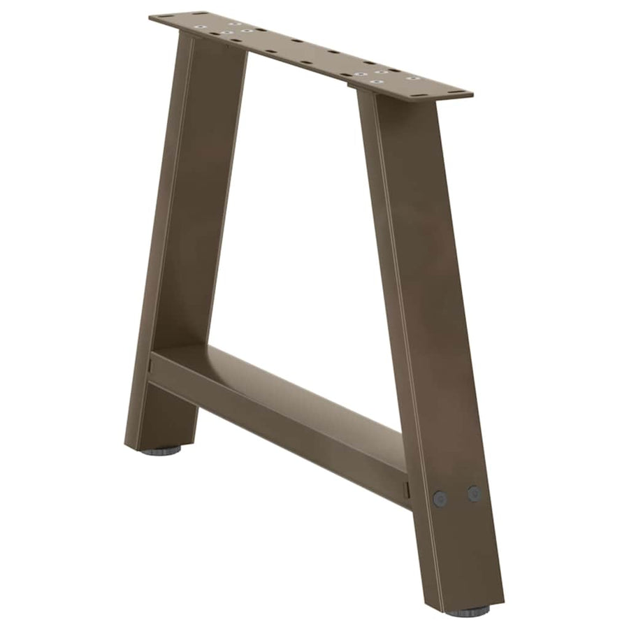 Salontafelpoten 2 St A-Vormig Staal 70 x (42-43) cm Naturel