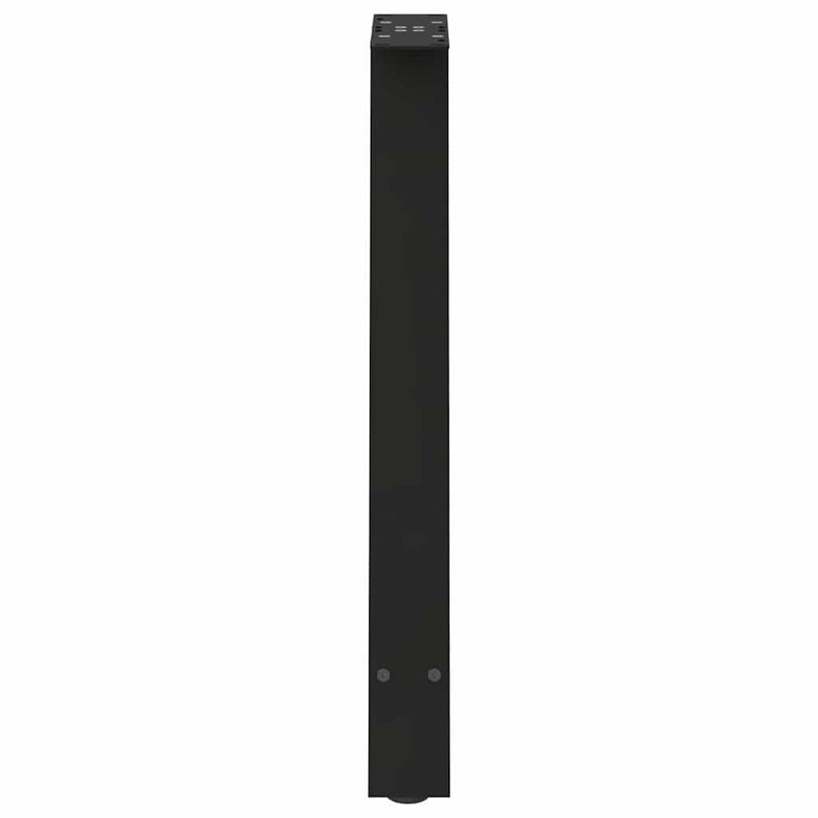 Salontafelpoten 2 st A-vormig 50x(72-73) cm staal zwart