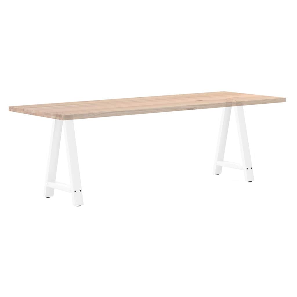 Eettafelpoten A-Vormig Staal Wit 50 x (72-73) cm