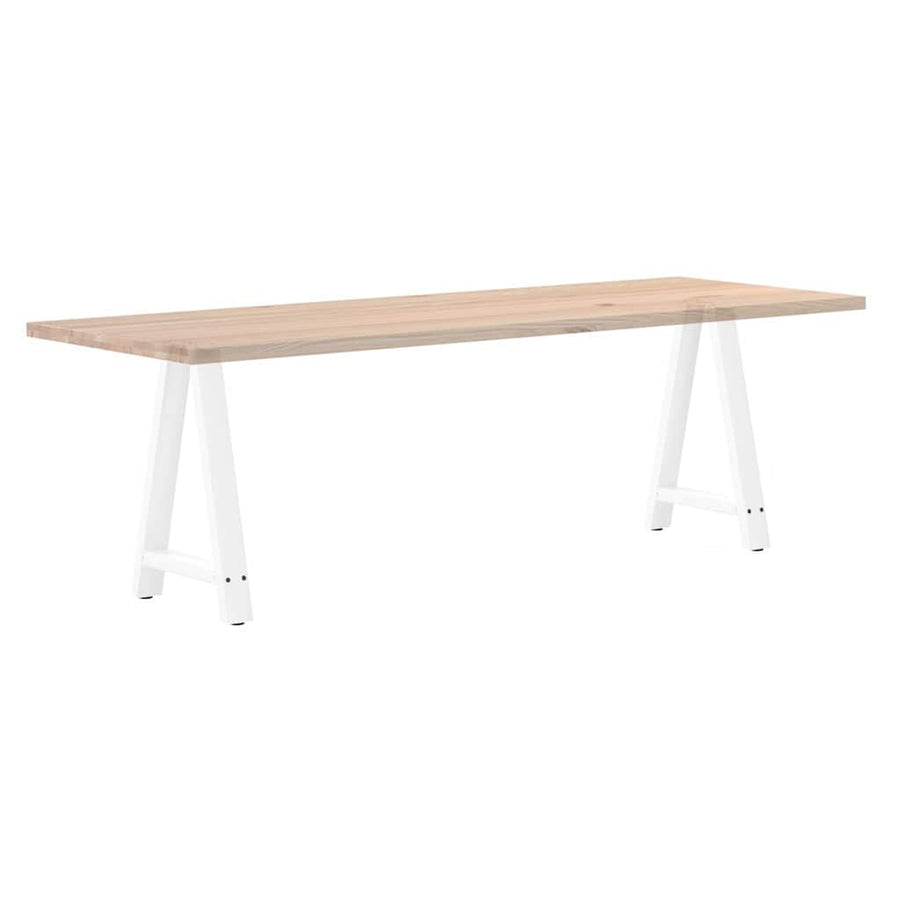 Eettafelpoten A-Vormig Staal Wit 50 x (72-73) cm