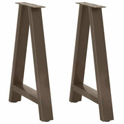 Tafelpoten 2 st A-vormig 50x72-73 cm staal