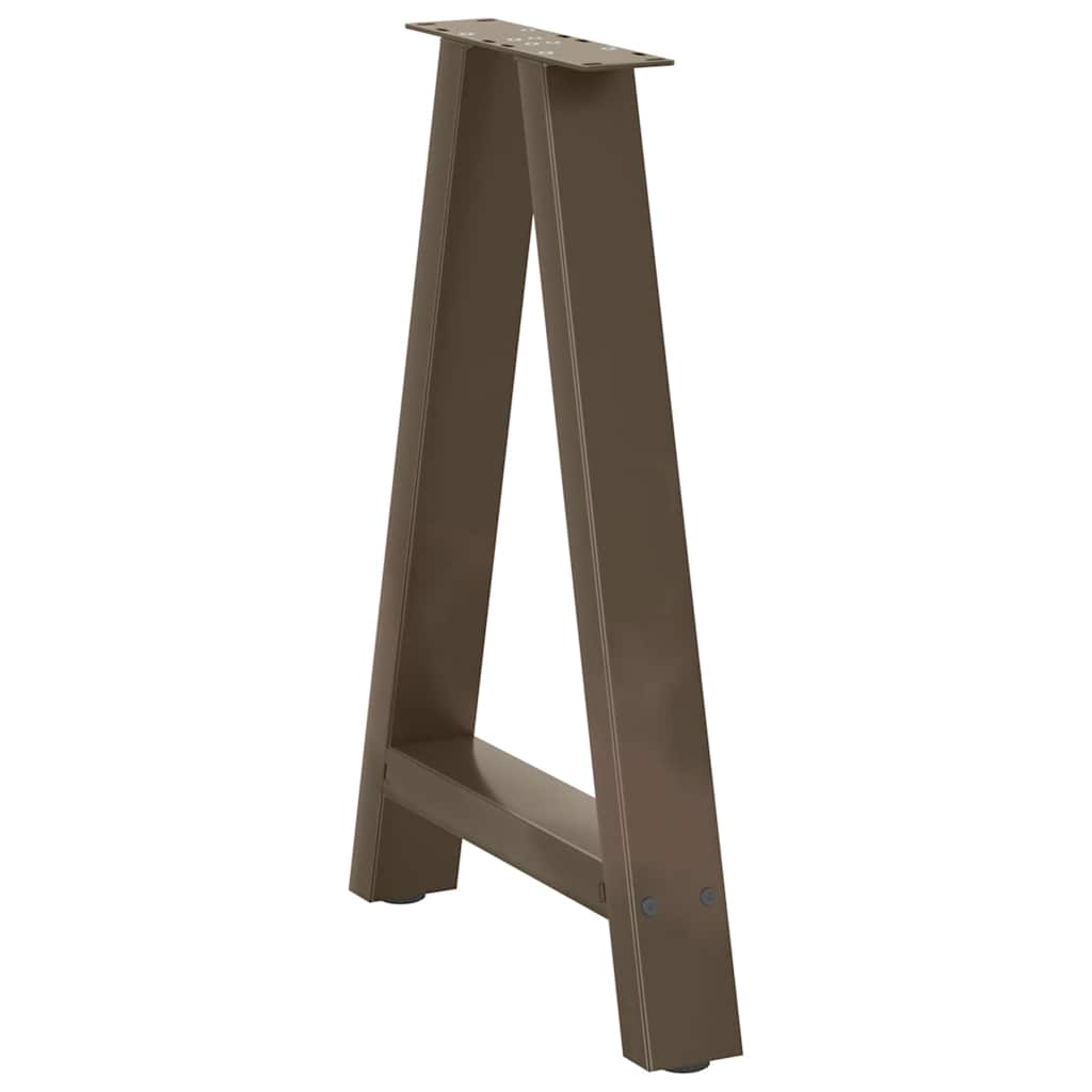 Salontafelpoten 2 St A-Vormig Staal 50 x (72-73) cm Naturel