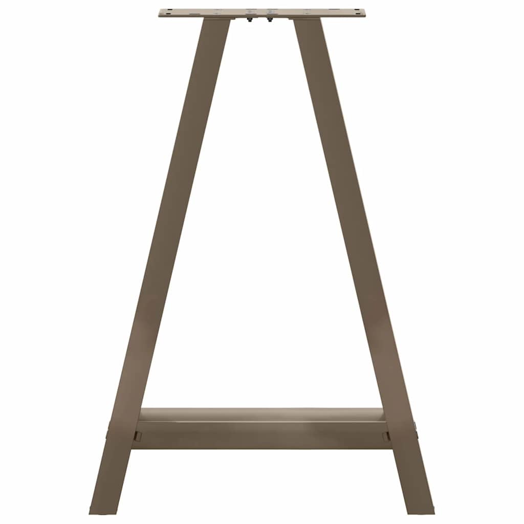 Salontafelpoten 2 St A-Vormig Staal 50 x (72-73) cm Naturel