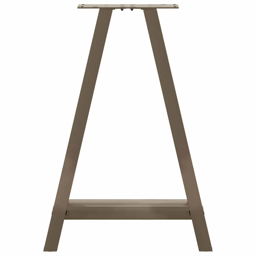 Salontafelpoten 2 St A-Vormig Staal 50 x (72-73) cm Naturel